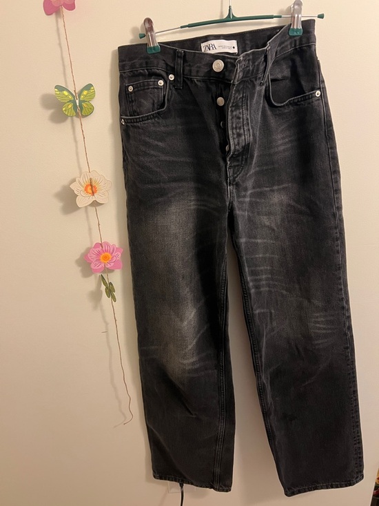 Zara Denim - ZARA Faded Wide Leg Jeans